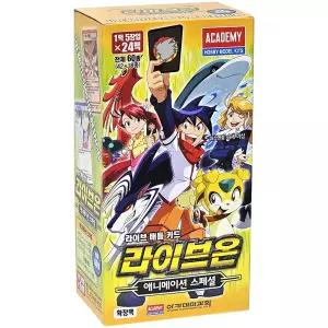 라이브온카드 확장팩 5탄 애니메이션스페셜 24팩박스