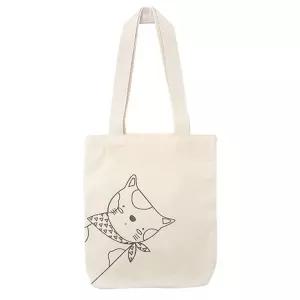 (냥이) 에코백 꾸미기/공예용/가방/그림/그리기/색칠/천가방/캔버스백/패브릭백/장식/데코/페브릭/취미용