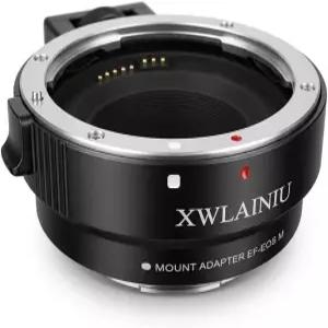 캐논 EOS-M EF-M 마운트 카메라 M2 M3 M5 M6 M10 M50 M100과 호환되는 렌즈용 XWLANIU EF-EOSM 어댑터 자동