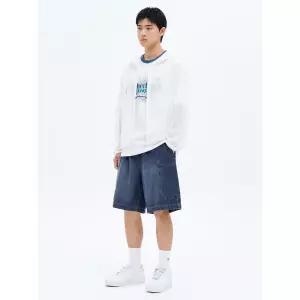 에잇세컨즈 풀밴딩 카고 데님 쇼츠 블루 265425BP2P 5091656