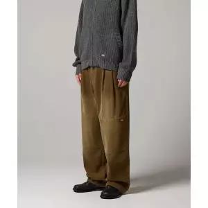 매장정품 DICKIES 디키즈 워시드 와이드 더블니 코듀로이 팬츠 Brown DIKU252LRPN002BR 1814175