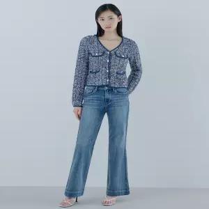 게스 GUESS 1color 밑단 디테일 MBL톤 부츠컷 데님 OQ1D5027 6034852 1D