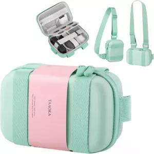 TAAOKA 디지털 카메라 케이스 보호 및 경량 3가지 휴대 수단 방수 충격 방지 소형 가방 그린
