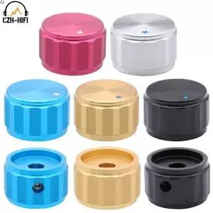 CNC 가공 솔리드 알루미늄 손잡이 단추 오디오 턴테이블 라디오 볼륨 전위차계 서브우퍼 CD 기타 AMP용