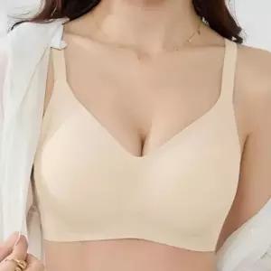 심리스 전용 와이어리스 처짐 뽕브라 새가슴 가슴 방지 볼륨