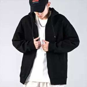 셀럽하우스 루즈핏 간절기 아우터 베이직 데일리 후드 잠바 집업 캐주얼 무지