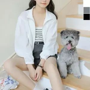 [하프클럽/]바람막이 자켓 트랙 간절기 여성 스트링 아우터