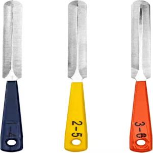 3Pcs Yootones 기타 너트 파일 세트 네일 풀러 수리 도구 스테인리스 스틸 프렛 베이스 만돌린 밴조