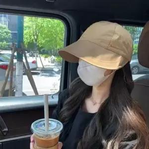 여성 린넨 버킷 플로핏 버킷햇 큐티 보넷 빅사이즈