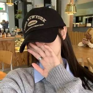남녀공용 데일리 레터링 자수 6컬러 야구모 여성 볼캡