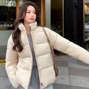 여자 겨울 데이트 나들이 기본 무지 패딩 점퍼 코디 여성겨울패딩페딩점퍼