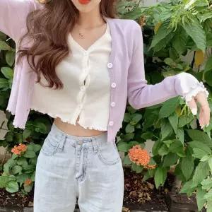 여자 데일리 가을 이너 봄 가을 투피스 니트 가디건