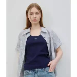 OIOI COLLECTION 체크 반팔 셔츠 [BLUE]