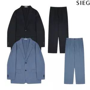 지이크 남성 프리미엄 데일리 여름 셋업 정장 비즈니스캐주얼 출근룩 2종
