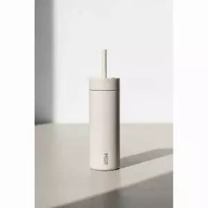 미르 Sipper 시퍼 스트로우 보틀 텀블러 16oz 샌드스톤 화이트