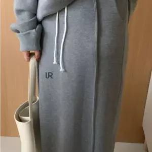 [하프클럽/]언레프 여성 츄리닝 H라인 롱 스커트 밴딩 데일리