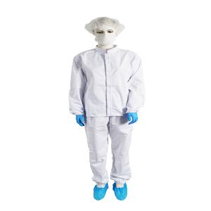 위생복 상의 하의 20수,32수  면혼방  화이트 청색(남여공용)   HACCP 식품공장 조리실