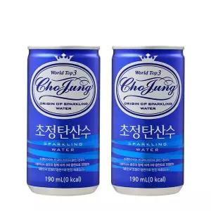 [일화] 초정탄산수 190ml x 30캔 3박스 (총90캔) 탄사수 소캔