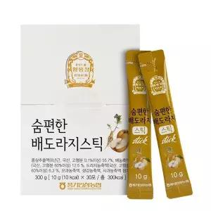 [황풍정][풍기인삼농협] 황풍정 숨편한 배도라지스틱 10g x 30포 도라지배즙 /쇼핑백포함