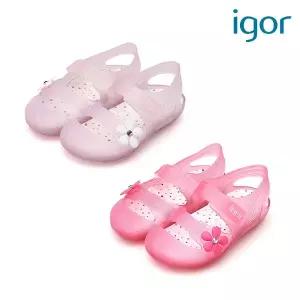 [트래드후스](대전신세계)[IGOR] 이고르 본디 플라워 루나 모음 핑크,핫핑크 여아 젤리슈즈