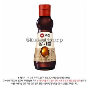 백설 고소함 가득 참기름 320ml x 12개 (한박스)