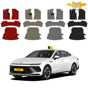 쏘나타 디엣지 DT23 택시 1열+2열+트렁크 풀세트 코일매트 소나타 자동차 카매트 발판 바닥 용품