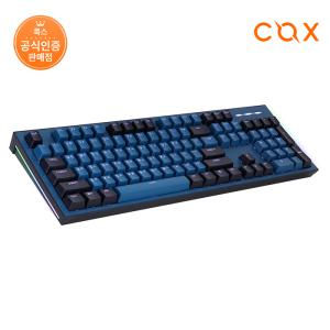 COX CK01 NAVY 축교환 사이드 RGB 기계식 키보드(갈축/청축/적축)