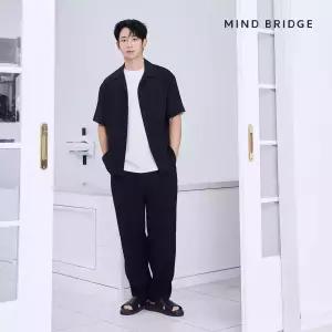 마인드브릿지 남성 릴랙스핏플리츠풀밴딩팬츠_2컬러