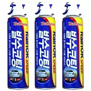 불스원 레인OK 스피드 차량용 유리 발수코팅제 380ml 3개