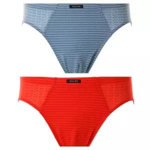 [비너스](강남점)VMP7234SET 부드러운 촉감의 메쉬 소재 남성삼각팬티2매입