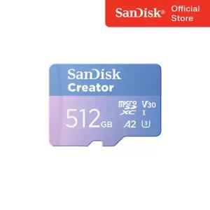 [샌디스크]SOI 익스트림 크리에이터 마이크로SD카드 (190MB/s) 512GB / QXAV
