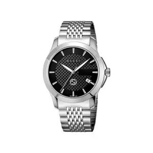 구찌 MUST IT_ YA1264106 G타임리스 남성 메탈 쿼츠 38mm