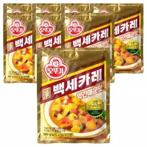 오뚜기 백세카레 약간매운맛 100g 5개