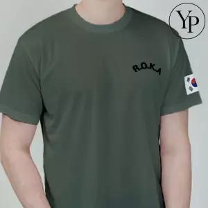 로카 반팔 티 ROKA 군인 밀리터리 군대 티셔츠 육군 군용 특전사