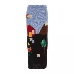 25FW 모스키노 롱 스커트 AEF252E 01835503AEF2888 Multicoloured DOM