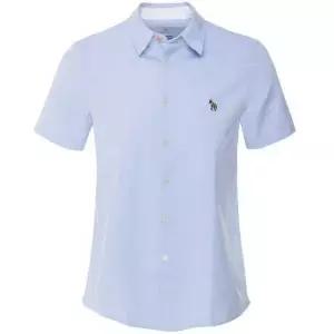 PAUL SMITH  25 지브라 자수 캐주얼 핏 셔츠 (M2R 524T PZEBRA 44)