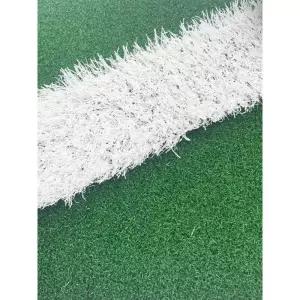 흰색 인조잔디 실내 야외 구분선 배드민턴장 축구장 학교 시공