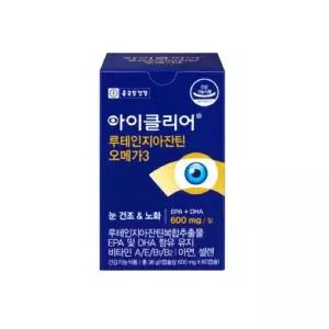 [셀러허브]종근당건강 아이클리어 루테인 지아잔틴 오메가3 60캡슐 x 1개 (S36118748)