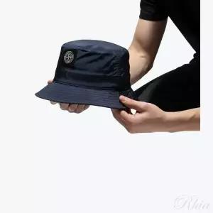 [스톤아일랜드] 나일론 메탈 리제너레이티드 버킷햇 149582212