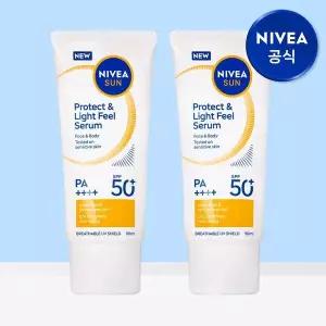 [니베아](eTV)니베아 선 프로텍트 앤 라이트 필 퍼펙트 선 세럼 SPF50+ PA+++ 90ml 2개..[35700727]