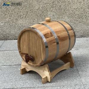 투명 오크통 원목 우드 숙성용 3L 디스펜서 인테리어 소형 전시 장식용