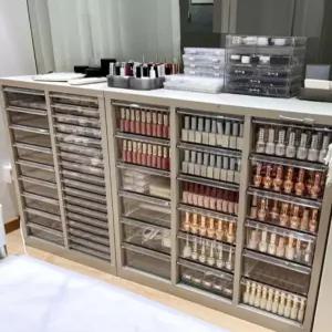 네일아트샵 메니큐어 서랍장 화이트 39단(s+m+l) 펌프 서랍 대형 단일 수납함 타입