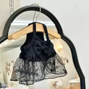 강아지 리본 시스루 원피스 2XL 1P 뷔스티에 민소매 강아지여름옷