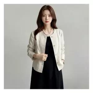 예쎄 라이트 스쿱넥 간절기 긴팔 자켓S5FJK004A 198179