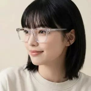 블루라이트차단 안경테 TF6014KB 020 명품 투명 뿔테 라이즈 원빈 성찬 안경 아
