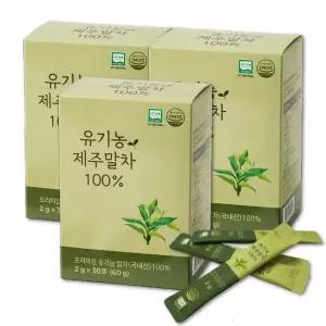 제주말차가루 스틱 유기농 말차 녹차 가루 90포