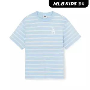 [MLB키즈 공식]26SS 아웃도어 베이직 스트라이프 티셔츠 LA (Mg.Blue) 7ATSB2263-07BLM