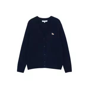 [메종키츠네]메종키츠네 여성 베이비 폭스 패치 박시 가디건 클래식 네이비 PW00501KT1006-0413