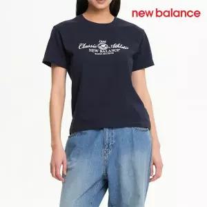[아웃도어스/뉴발란스]뉴발란스 여성용 반팔티 /g7- NBNEF2W212 59 / W HERITAGE 반팔티 (SEMI OVER FIT)
