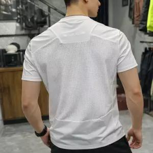 스포츠티셔츠 기능성 빅사이즈 반팔티 쿨링 냉감 흡습속건 헬스 러닝 트레이닝 상의 2색상